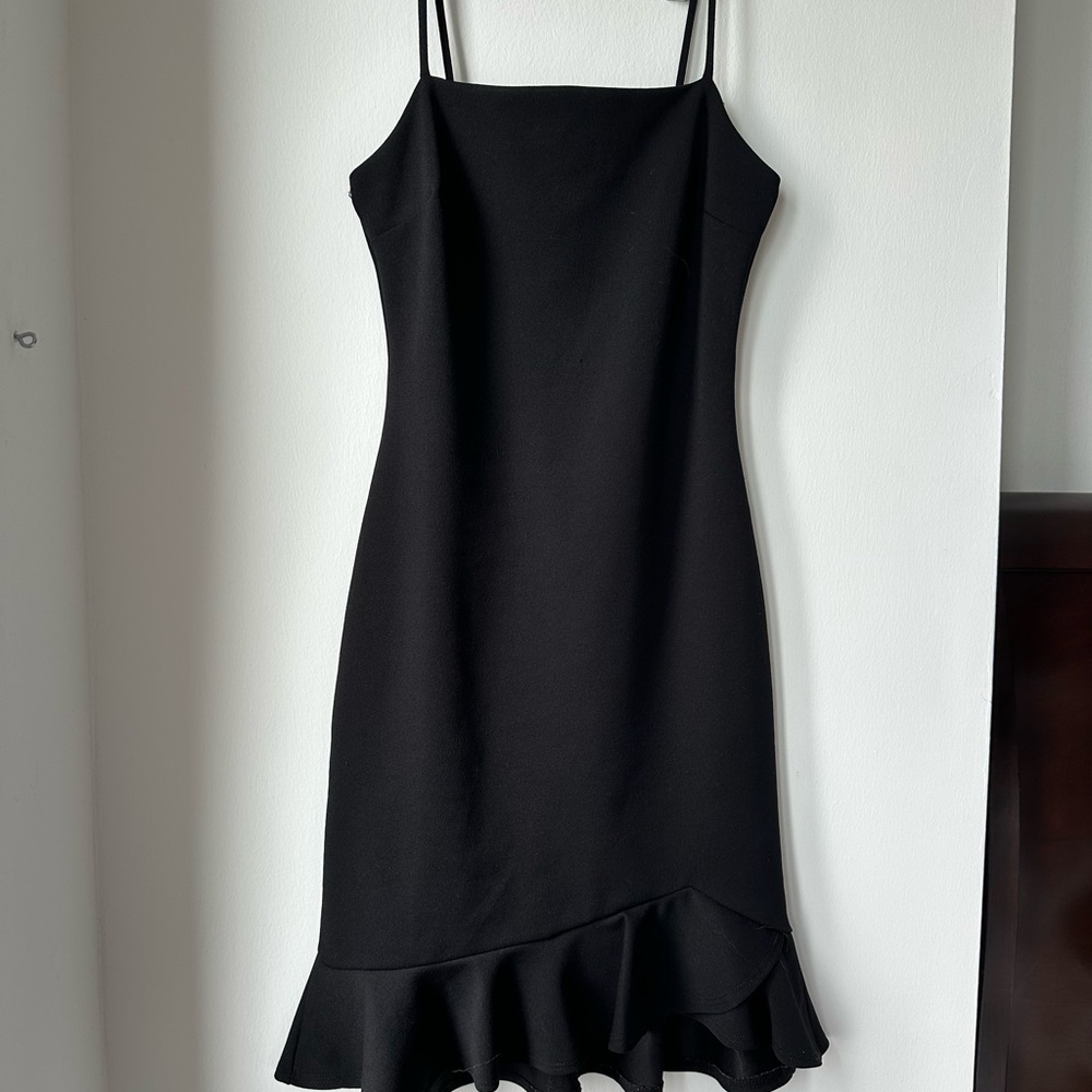 Black Ruffle Dress